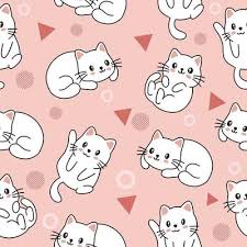 cute cat wallpaper vector art icons