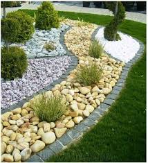 White Stone Garden Pebbles For Landscaping