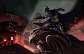 1400x900 Batman Gotham City Art ...