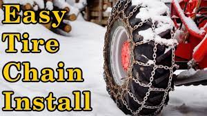 how to install tire chains on your
