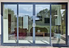 ral color aluminium sliding glass doors