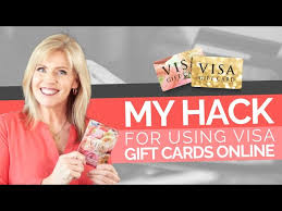 how to use visa gift cards when
