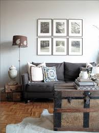 Living Room Grey Couch Decor