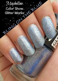 show glitter mania nail polish bling on