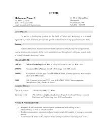 Marketing Resume Objective Statements Position Marketing Resume