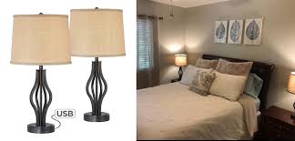 Metal lamps with narrow bases work great on smaller bedside tables or if you need extra surface area for books, cups, clocks. Strang Tangica Krava Zracna Posta Bedroom Table Lamps Ramsesyounan Com