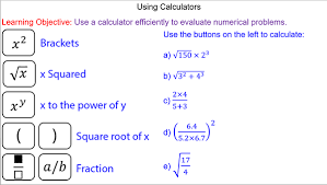 Using Calculator Efficiently Mr