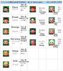 Animal Crossing New Leaf Hair Colour Guide Animal