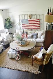And who says decor can't sometimes double as dessert? 4th Of July Decor In The Living Room Liz Marie Blog