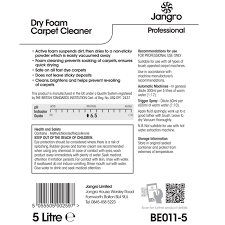 jangro dry foam carpet cleaner 5l