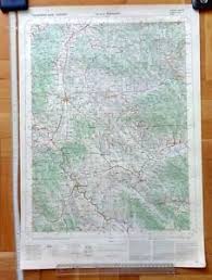 Details About Kumanovo Jna Army Topographic Map Yugoslavia 1976 Military Plan Chart Macedonia
