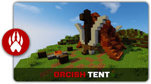 How to build a tent in minecraft! Orcish Tent Tutorial Minecraft Map