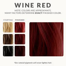 wine red henna hair dye henna color