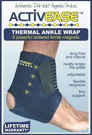 Dick Wicks Activease Thermal Ankle Support Magnetic Therapy Pain Relief |  eBay