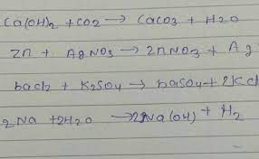 Write The Balanced Chemical Equation