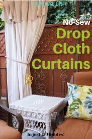 Drop Cloth Curtains My Patio Refresh