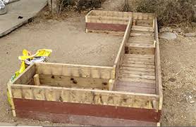use decking for raised garden beds