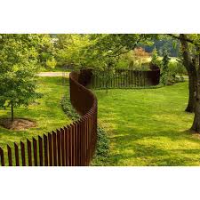 Square Designer Iron Garden Fencing