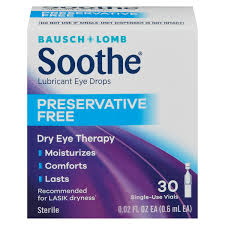 save on bausch lomb soothe lubricant