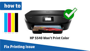 hp 5540 won t print in color archives
