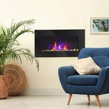 Homcom 1500w Electric Fireplace Heater