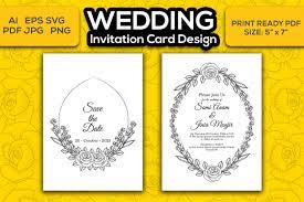 wedding invitation card design for