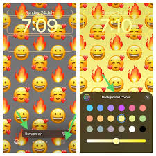 how to set emoji wallpaper on iphone