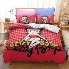 betty boop 3 piece bed set giftcartoon