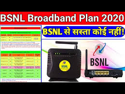 Bsnl Broadband Plans 2020 Bsnl