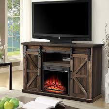 Turbro Fireside 48 In Wooden Electric