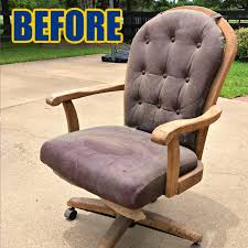 beautiful diy office chair makeover
