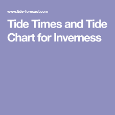 Tide Times And Tide Chart For Inverness N S And P E I