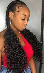 You are supposed to use long black braids on your head. 37 Latest Braids Hairstyles Ponytails With Weave That Will Attract Eyes Fashionuki