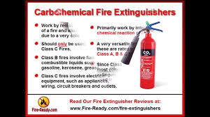 fire extinguisher types and uses a