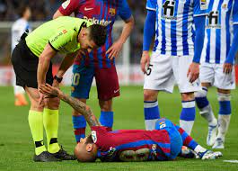 Ten Barcelona players suffered ...