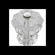 Clear Glass Fluted Knob