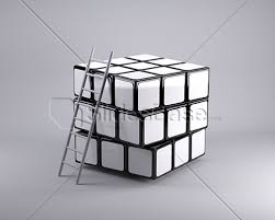 We divide the rubik's cube into 7 layers and solve each group not messing up the solved pieces. 3d Rubik S Cube Stock Photo Slidesbase