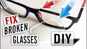 how to fix broken glasses yourself