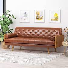 Barnard Mid Century Modern Tufted Sofa