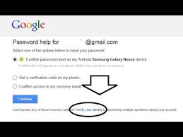 into gmail account without pword