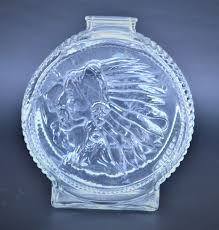 Buffalo Nickel Clear Glass Coin Bank