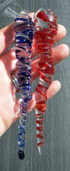 Hand Blown Glass Icicle Ornament
