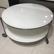 Ikea Round Coffee Table C W Castors