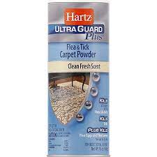 hartz carpet powder flea tick clean