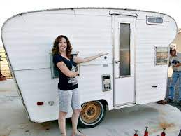 How To Paint A Vintage Trailer For