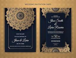 ic wedding invitation vectors