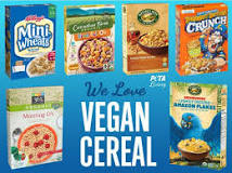 What type of cereal do vegans eat?