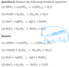Science Chapter 1 Chemical Reactions