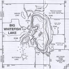 Zone Map Big Whitefish Lake Association