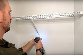 how to install closetmaid wire shelves